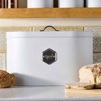 Cooks Professional Bread Bin - White/Silver, Multi