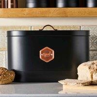 Cooks Professional Bread Bin Black/Copper, Multi