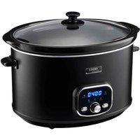 Cooks Professional Digital Slow Cooker 8 Litres, Black