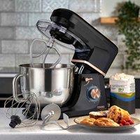 Cooks Professional Stand Mixer - Multi Speed 7L Mixing Bowl 1200W Black And Copper, Multi