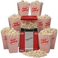 Cooks Professional Retro Popcorn Maker Machine - Red, Red
