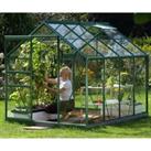 Vitavia Venus 6' x 6' Green Coated Greenhouse - Horticultural Glass