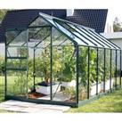 Vitavia Venus 6' x 12' Green Coated Greenhouse - Toughened Glass