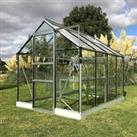 Vitavia Apollo 6' x 8' Horticultural Glass Greenhouse - Silver
