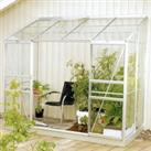 Vitavia Ida 8' x 4' Aluminium Greenhouse - Horticultural Glass