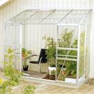 Vitavia Ida 8' x 4' Aluminium Greenhouse - Toughened Glass