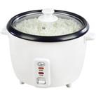 Quest 35530 0.8L Electrical Rice Cooker with Non-Stick Bowl and Measuring Cup - White