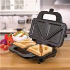 Quest 35630 900W 2-Slice Deep Fill Sandwich Toaster - Black