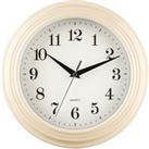Premier Housewares Cream Wall Clock