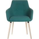 Teknik 4 Legged Soft Padded Office Chair - Jade
