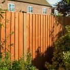 Rowlinson Vertical Board Panel Dipped Fence - 6x4