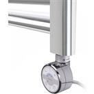 Terma Leo Electric Towel Rail with MOA Thermostatic Element Chrome - 1200 x 500mm 300W