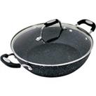 Scoville 28cm Non-Stick Shallow Casserole Dish with Glass Lid