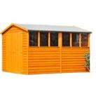 Shire Overlap Double Door Shed - 10ft x 10ft