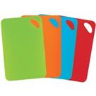 Essential Housewares Multi-coloured Chopping Boards - Set of 4