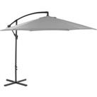 Charles Bentley 3m Cantilever Parasol (base not included)- Grey