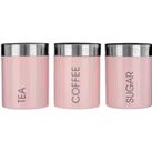 Premier Housewares Pink Liberty Canisters - Set of 3
