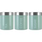 Premier Housewares Green Liberty Canisters - Set of 3