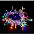 Robert Dyas 200 Translucent String Lights - Multi-Coloured