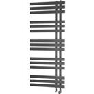 Towelrads Cobham Open Ended Ladder Towel Rail Radiator - Black 1200x500