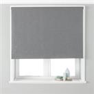 Riva Home Twilight Blackout Roller Blind Polyester Silver (153X162Cm)