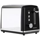 Daewoo SDA1583 Kensington 2-Slice Toaster with 6 Settings - Black