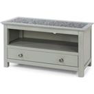 Core Products Perth TV Unit With Drawer Stone Top Grey