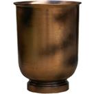 Ivyline Outdoor Hampton Metal Urn 28cm - Copper