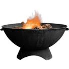 Ivyline 29cm Outdoor Artisan Firebowl - Black Iron