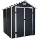 Charles Bentley 6.3 x 6.2ft Plastic Shed