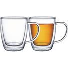 Tramontina 2 Pcs. Double Walled Coffee and Tea Glasses