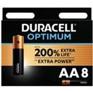 Duracell Optimum AA Batteries - 8 Pack