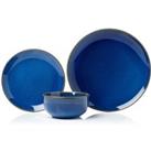 Sabichi 12-Piece Reactive Stoneware Dinner Set - Blue