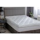 Hotel Premium Micron Cluster Filled Dual Layer Mattress Topper Double
