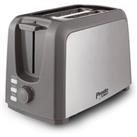 Tower PT20057 Presto 2 Slice Toaster - Brushed Stainless Steel