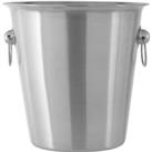 Premier Housewares Stainless Steel Wine Bucket - Silver