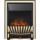Focal Point Fires 2kW Elegance LED Electric Fire - Antique Brass