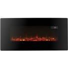 Focal Point Fires 1.5kW Pasadena LED Electric Fire - Black