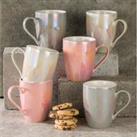 The Waterside 6 Piece Pearlescent Mug Set - Pearlecent