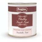 Rustins Chalky Finish Paint Portobello Pink 250ml
