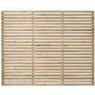 Forest Garden 4'11'' x 5'11'' (150 x 180cm) Pressure Treated Slatted Fence Panel