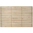 Forest Garden 3'11'' x 5'11'' (120 x 180cm) Pressure Treated Slatted Fence Panel