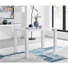 Furniture Box Pivero 4 Seater White High Gloss Dining Table
