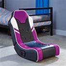 X Rocker Shadow 2.0 Floor Rocker Gaming Chair - Purple
