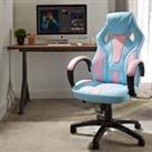 X Rocker Maverick Pc Office Gaming Chair - Bubblegum