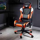 X Rocker Agility Esport Pc Office Gaming Chair - Black & Orange