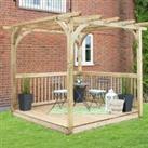 Forest Garden 2.4 x 2.4m Ultima Pergola and Decking Kit