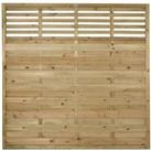 Forest Garden 5'11'' x 5'11'' (180 x 180cm) Pressure Treated Decorative Kyoto Fence Panel
