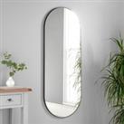 Yearn Mirrors Yearn Alta Minimal Curved Full Length Oval Mirror