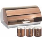 Sq Professional Gems Axinite 4 Piece Bread Bin And Canister Set